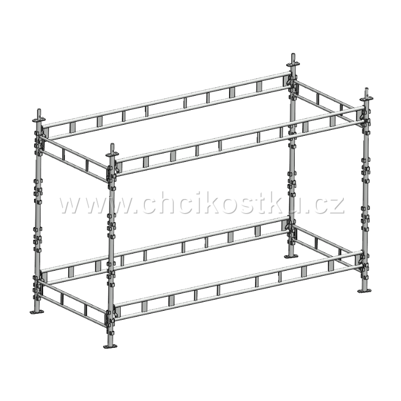 základní kostka lešení 2,0x1,2x3,0