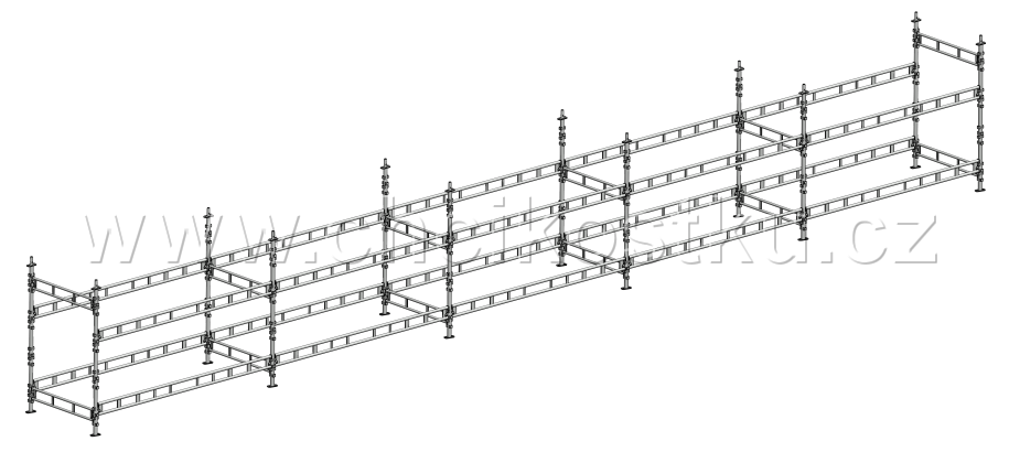 sestava 2x15m / 30m2