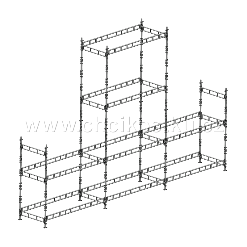 sestava 6x9m do štítu / 36m2 - základní