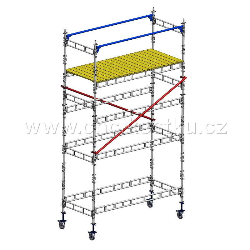 pojízdná kostka lešení 5,0x1,2x3,0