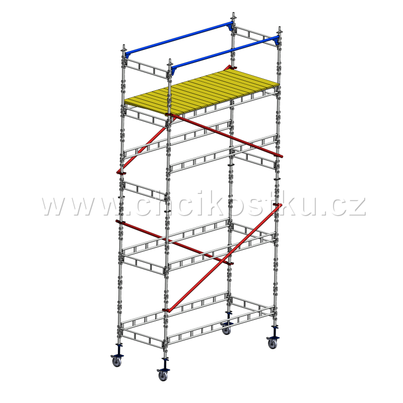 pojízdná kostka lešení 6,0x1,2x3,0