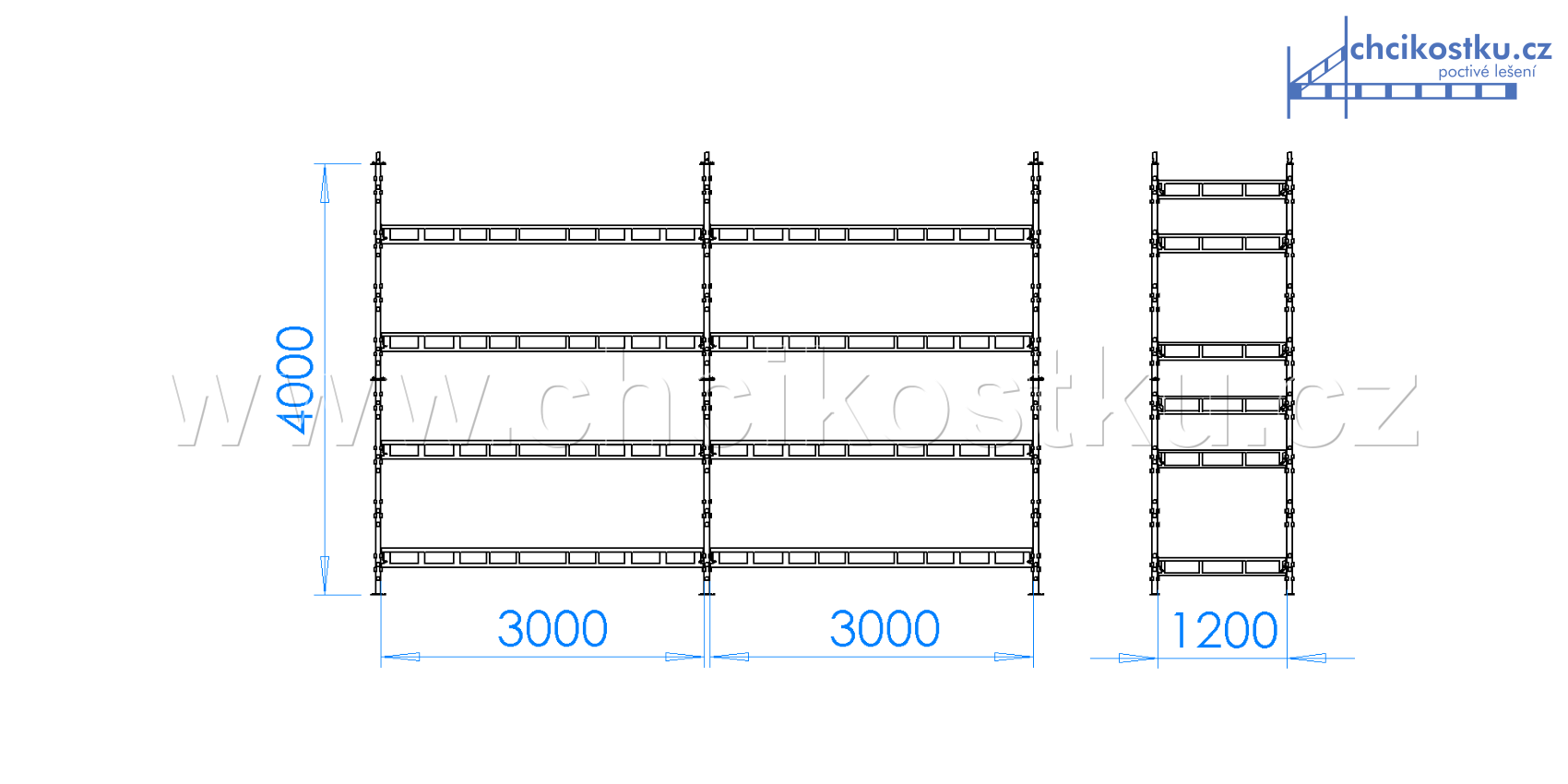 sestava 4x6m / 24m2