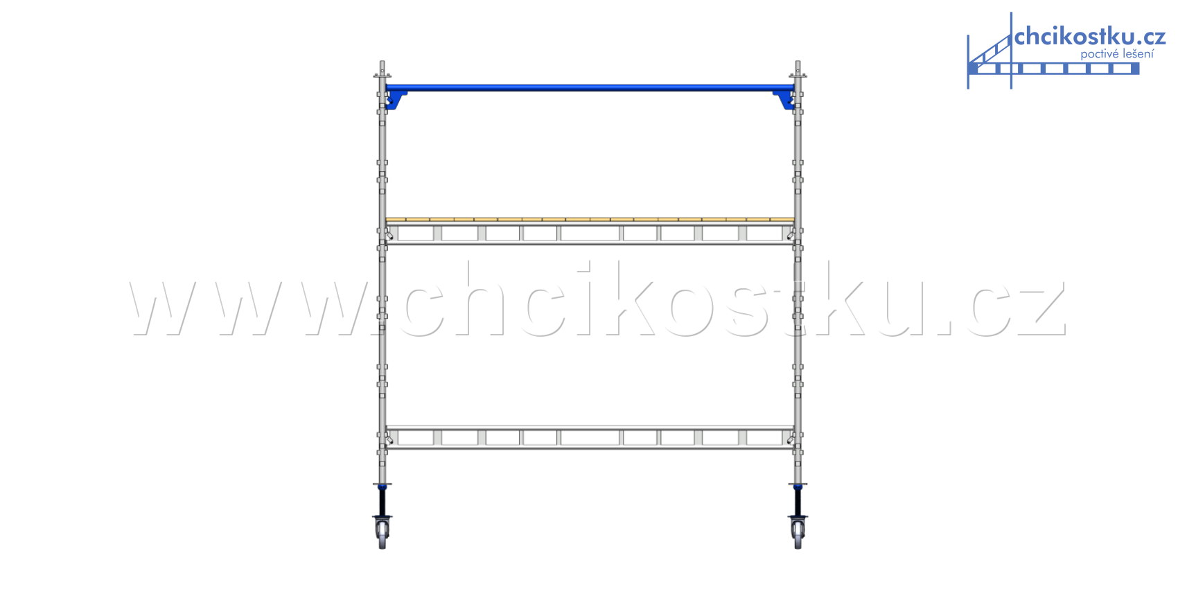 pojízdná kostka lešení 3,0x1,2x3,0